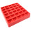 Coin Collection Box with Trays Rectangular Plastic Red 1 Set 4