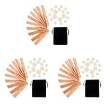 81 Pcs Clarinet Instrument Accessory Replacement Kit, Include 10 Neck Connection Cork and 17 Woodwind Instrument Pads