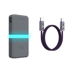 SIKAI CASE for UGREEN 145W 25000mAh PowerBank Anti-Slip Shockproof Cover with Cable Full Port Access Button Protection