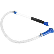 RV Tank Cleaner Wand,Flexible Holding Tank Rinser with 360 Rotating &1/4 Turn Shutoff Valve for RV Campers Trailer
