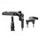 Steering Damper Mount Bracket for  Tracer 9 //+ Y-AMT 2025-2026 Motorcycle Linear Steering Stabilizer Support 2