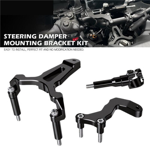 Steering Damper Mount Bracket for  Tracer 9 //+ Y-AMT 2025-2026 Motorcycle Linear Steering Stabilizer Support 2