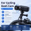 360Rotatable Rear Lens 4K Motorcycle Dash Cam IP68 Waterproof WiFi Loop Recorder 4
