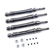 4x CVD Drive Shaft Assembly Heavy Duty for 1/10 Slash 4X4 Stampede VXL 2WD 6851R 6851X 6852R 6852X,Rear