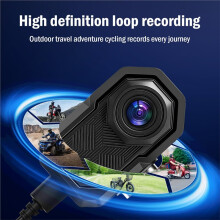 Dash Cam per Moto 2K Full HD con WiFi Integrato IP66 Impermeabile Antishock Registratore Professionale di Guida con Scheda da 64G