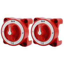 2X 32V 350A Battery 4-Position Selector Marine Boat Battery Selector Disconnect for Marine Boat