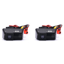 2X Car HD CCD Auto Car Reverse Rear View Camera License Plate Waterproof Parking for  Transit for  Connect