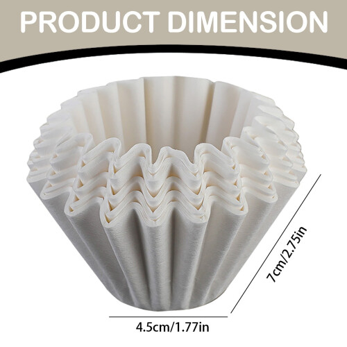 Brew Basket Coffee Filters Natural Paper 50-Pack 1-2 Cup 2