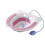 Foldable Sitz Bath Basin with Press Flush System for 1