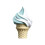 Realistic Ice Fridge Magnet Sticker with Resin Coating 1