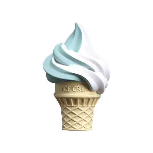 Realistic Ice Fridge Magnet Sticker with Resin Coating
