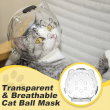 Cat Grooming Helmet Mask with Double Lock and Breathable