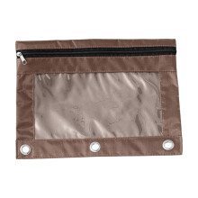 Oxford Pencil Case 3-Hole 2-Pack Large Zipper Binder Bag