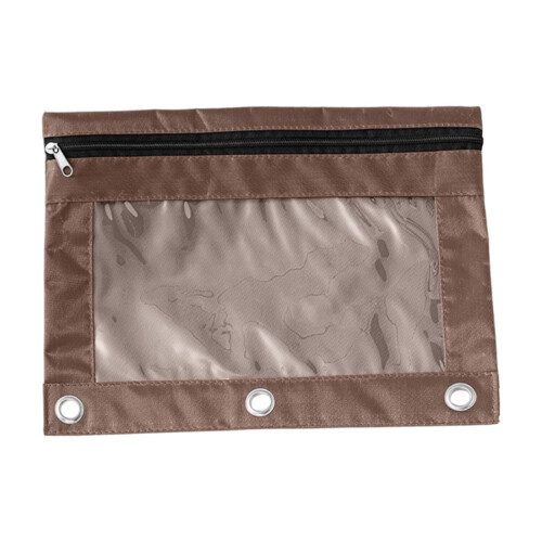 Oxford Pencil Case 3-Hole 2-Pack Large Zipper Binder Bag
