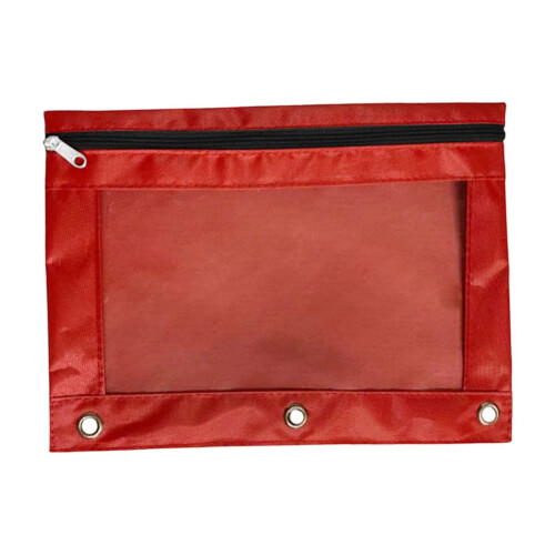 Oxford Pencil Case 3-Hole Zipper 2-Pack