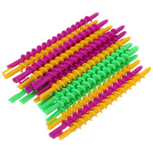 Topbathy Plastic Spiral Perm Rods 40 pcs Multi Color