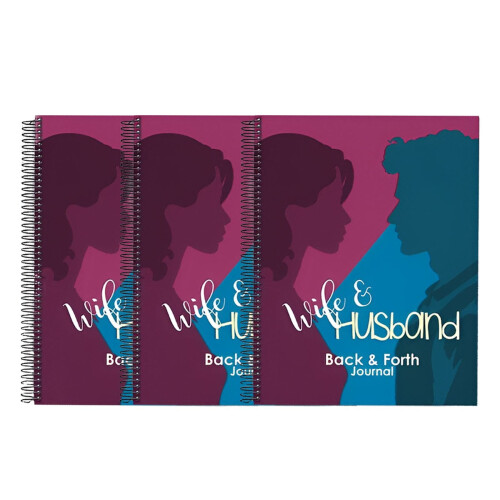 A4 Love Journal for Couples Paperback 3-Pack