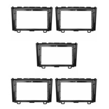 5X Car Radio Fascias for CRV CR-V 2008-2011 9 Inch Stereo Panel Dashboard Kit Refitting Installation Frame