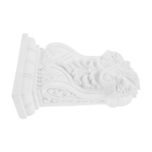 White PU Corbels 1 Pack 10.4 x 7.2 x 3.1 Inches