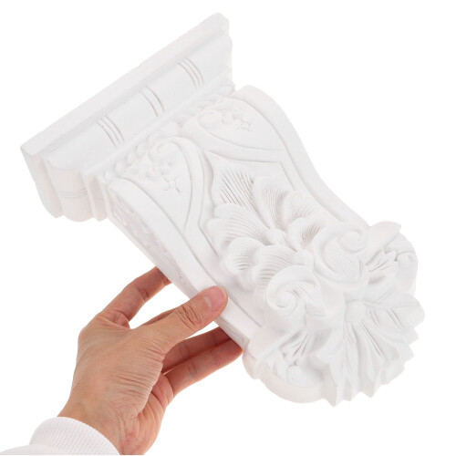 White PU Corbels 1 Pack 10.4 x 7.2 x 3.1 Inches 2