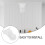 White PU Corbels 1 Pack 10.4 x 7.2 x 3.1 Inches 6