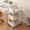 3-Tier Movable Plastic Storage Rack with Wheels 1