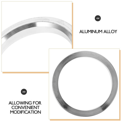Hub Reducing Ring Car Exterior Decoration 4 pcs 2