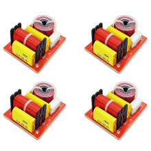 4X Speaker 2 Way Audio Board Frequency Divider Treble Bass 2 Unit Crossover Filters 120W Bookshelf HIFI Speaker Divider