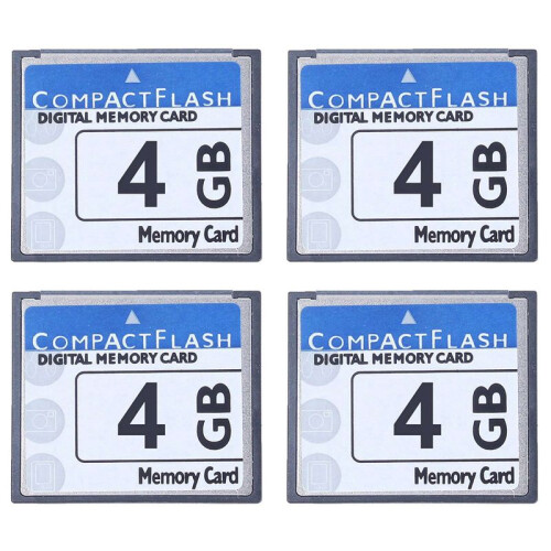 4X Professional 4GB Compact Flash Memory Card for Camera, Advertising Machine, Industrial Computer Card