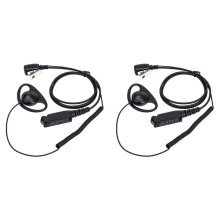 2X PTT Earpiece Headset Mic for SEPURA STP8000 STP8030 STP8035 STP8038 STP8040 STP8080