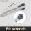 2pcs 1/4Inch Ratchet Handle 72 Teeth Small Hand Repair Tools Wrench Quick Release Spanner Tool Accessories 6