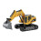 RC Digger Toy Yellow Engineering Vehicle 24GHz 2