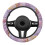 Pink Marble Steering Wheel Cover 15 Inch 8