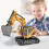 RC Digger Toy Yellow Engineering Vehicle 24GHz 3