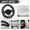 Daisy Car Steering Wheel Cover 15 inch Elastic Warm Winter 4