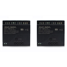 2X Tuya 4CH Wifi Relay Module Access Control APP RF Remote Control 433M Works with Alexa Home