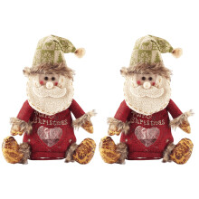 Christmas Gift Bags with Zipper Santa Snowman Reusable 12