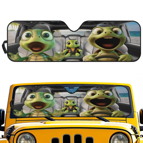 Foldable Windshield Sun Shade Cover for Jeep Wrangler JK TJ 1