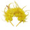 Retro Floral Feather Headpiece Bohemian Yellow 1