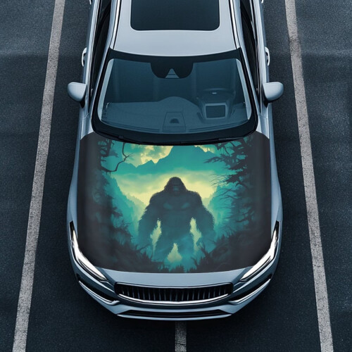 Gorilla Car Hood Cover Polyester Stretchable Washable