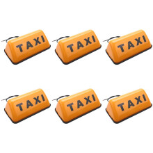 6X TAXI Led Indicator Light Sign LED Day Light Car Daytime Running Lights 12V 3W Auto Driving Roof Top Cab LED Sign