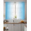 Light Blue and White Gradient Sheer Curtains 52x63 Rod 4