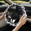 Leopard Print Car Steering Wheel Cover 15 inch 2