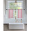 Sheer Curtains Pink-Gray Gradient Stripe Light Filtering 3