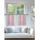 Sheer Curtains Pink-Gray Gradient Stripe Light Filtering 4