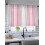 Sheer Curtains Pink-Gray Gradient Stripe Light Filtering 5