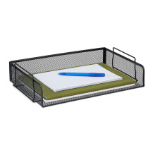 Bambus-Schreibtisch-Organizer-Set (3-teilig) – Dokumentenablage, Organizer mit 10 Fächern und Notizbox aus Bambus