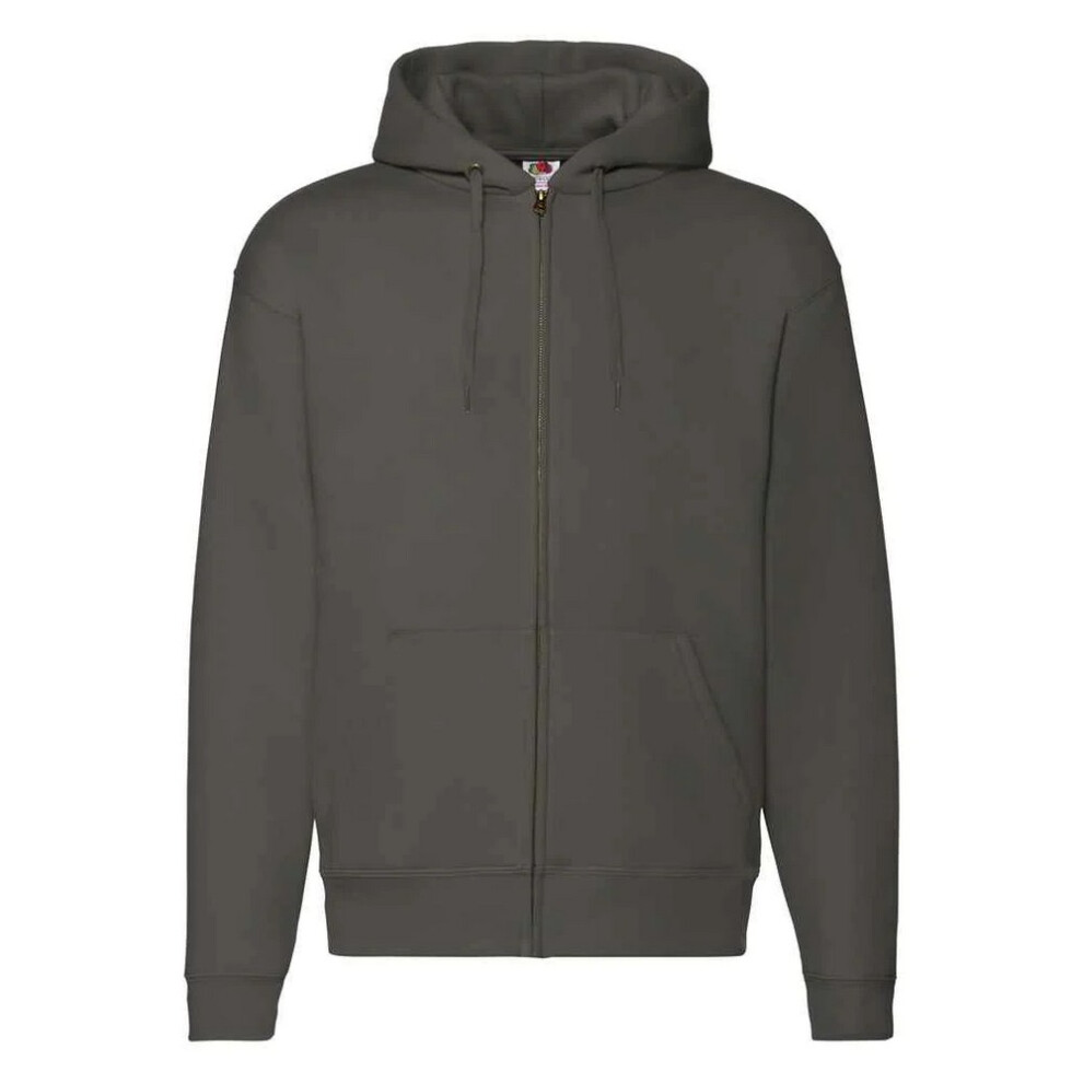 Fruit Of The Loom (4Xl, Charcoal) Unisex Adult Premium Full Zip Hoodie