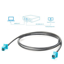 2X Cavo Ethernet per Auto da H-MTD A MATEnet 2302510-9 Cablaggio Ethernet per Veicoli TE MATEnet A Rosenberger H-MTD E6K10A-1BZZ5-Z