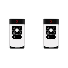 2X Duplicatore di Telecomando per Porta da Garage A 6 Pulsanti 315MHZ-868MHZ Multi-Frequenza Codice Grabber Clone Cancello Garage DoorOpener C
